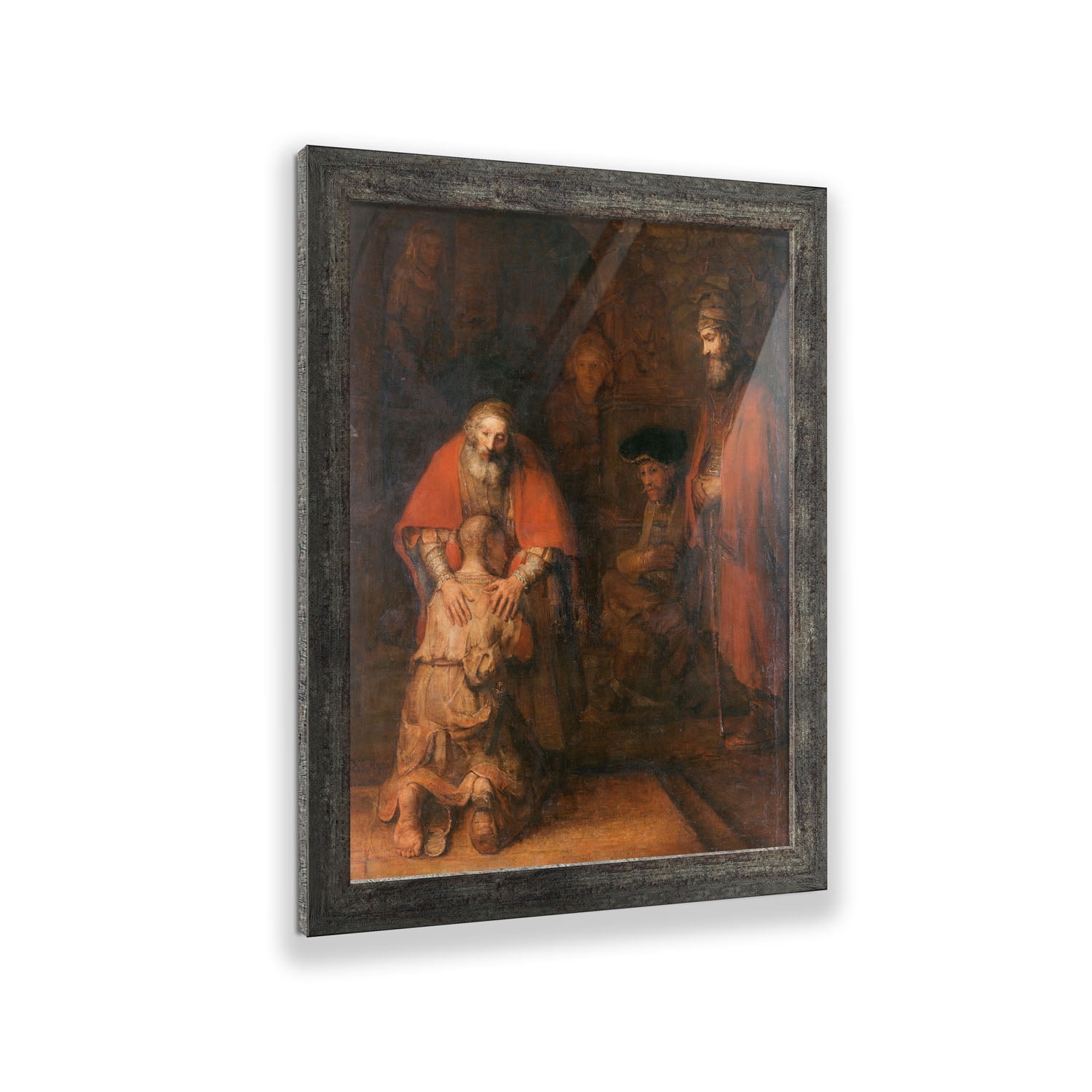 The Return of the Prodigal Son Print by Rembrandt, World Famous Wall