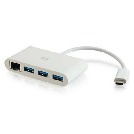 UPC: 0757120297468 | C2g Usb C Hub With Ethernet – 3-Port Usb Hub