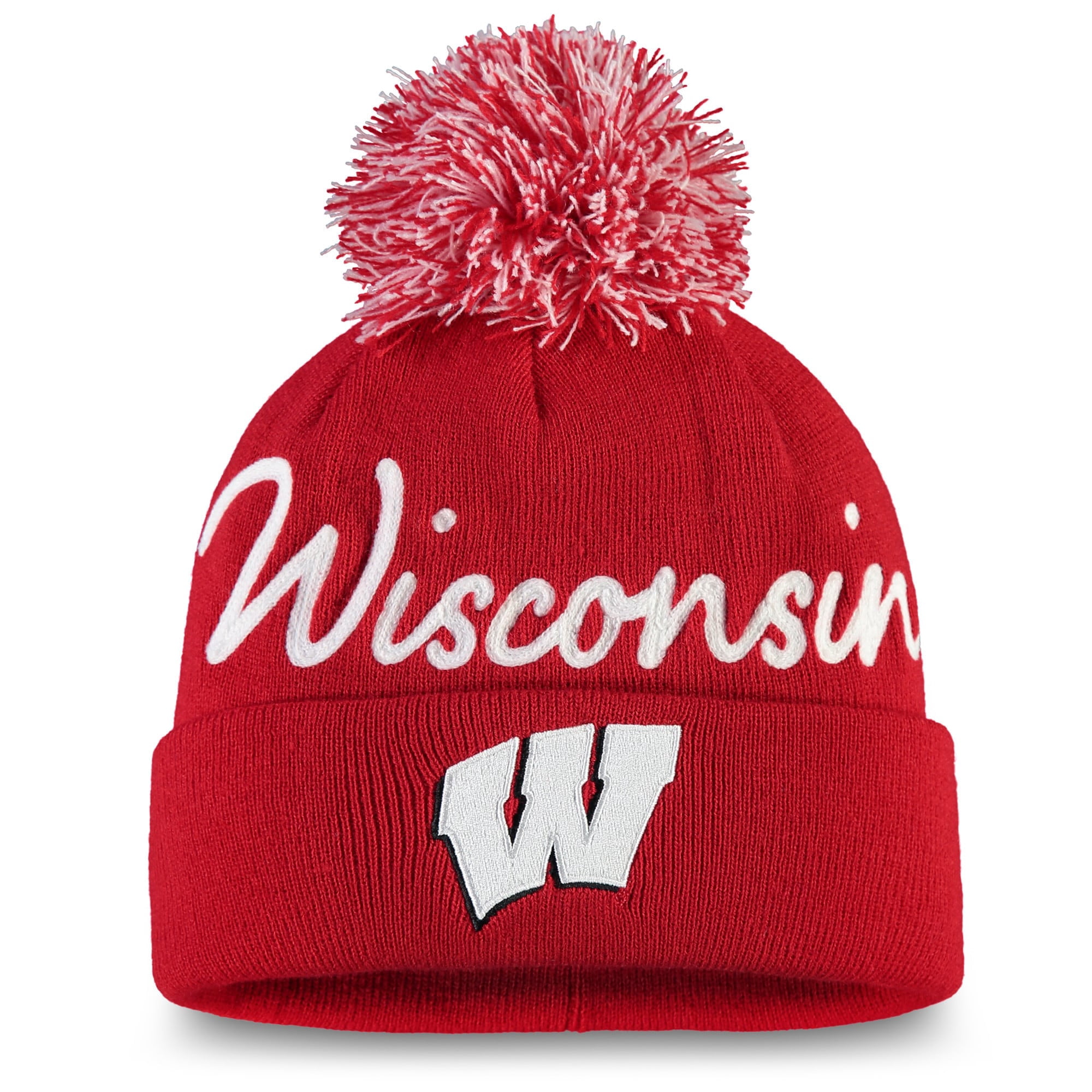 Exclusive Script Cuffed Knit Hat 