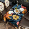 thumbnail image 3 of Pioneer Flower Floral Print Pattern Rectangle Tablecloth 60"x120",Waterproof Polyester Rectangle Table Cloth, Wipeable Spillproof Polyester Tablecloth for Dining, Camping, Indoor and Outdoor, 3 of 6