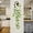 White, variant on Wisteria Hanging Flowers Silk Garland Fake Vine Artificial Floral Decor Wedding Arch Wall Fence Home Garden Indoor Outdoor Hanging Rattan Cascading Vine Decoration Event Party Flexible Use