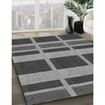 thumbnail image 2 of Ahgly Company Indoor Square Patterned Dark Gray Area Rugs, 4' Square, 2 of 6