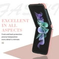 thumbnail image 4 of Allytech for Samsung Galaxy Z Flip 4 Ultra-Thin Folding Case, Premium PU Leather Anti-Drop Heavy Duty Full Body Protective Case for Samsung Z Flip 4 6.7" 5G 2022 Ladies Women Men, Pink, 4 of 8
