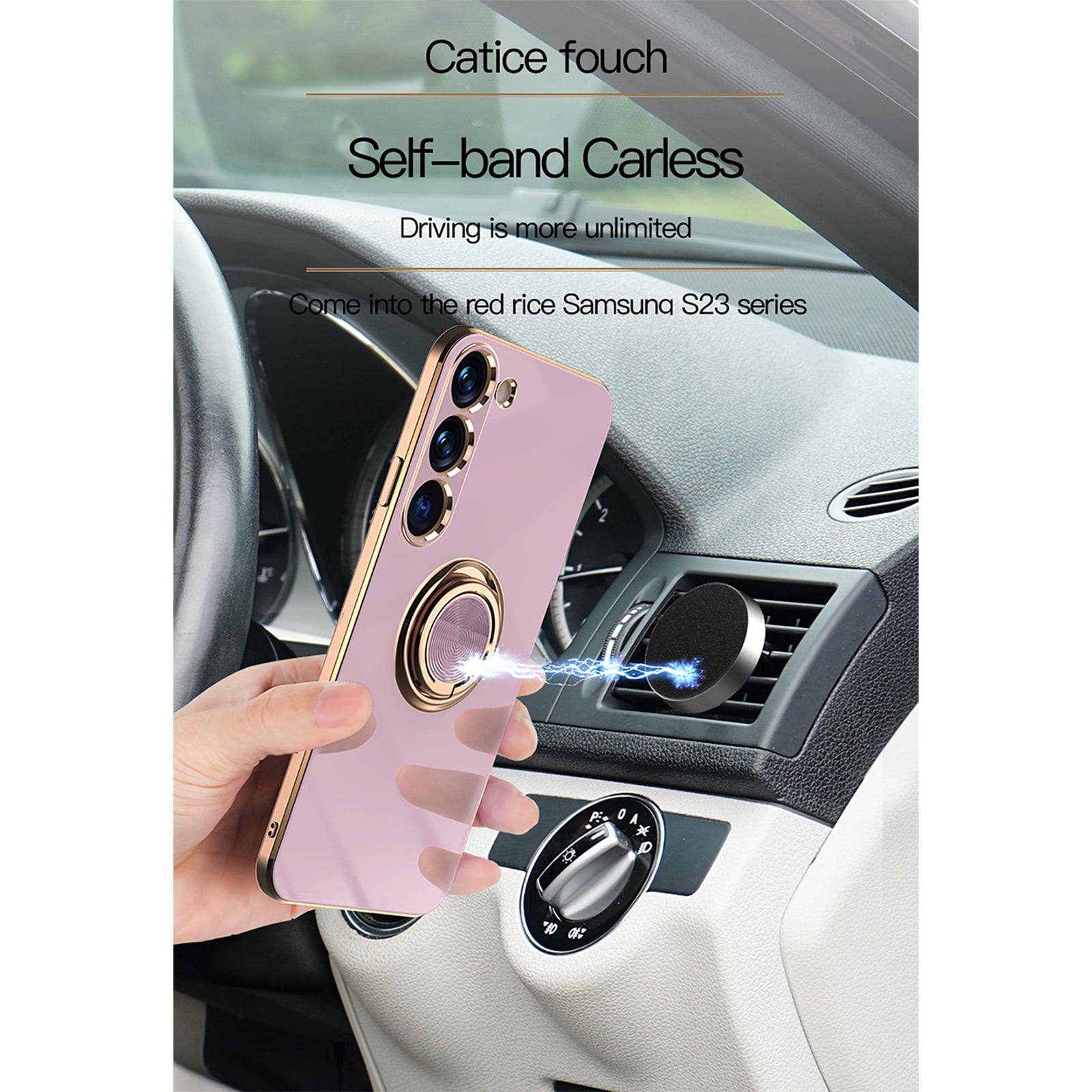  Loheckle for Galaxy S23 Ultra Case Stylish Camellia Luxury  Cover for Girls Women Girly Designer Square Cases for Samsung S23 Ultra Case  with Ring Stand Holder and Lanyard for Galaxy S23