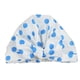 thumbnail image 3 of Bearachild Gorros de baño para ducha, estampado de flores, impermeable, reutilizable, cubierta con dobladillo elástico, gorro de baño, gorro rizado, Juegos de accesorios de baño punto azul Bearachild HA062078-20B, 3 of 6