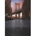 thumbnail image 2 of InTheMoment 24x32 White Modern Wood Framed Museum Art Print Titled - No Sleep Til Brooklyn, 2 of 4