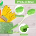thumbnail image 3 of 5 Pieces Long Handle Dishwashing Brush Assorted Color Kitchen Cleaning Brush Multipurpose Scrub Tool with Suction Cup for Kitchen, Toilet, etc., 3 of 4