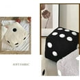 thumbnail image 2 of 7.9 X 7.9 in Dice Pillow - White Plush Dice Pillows for Bed, Cube Pillow, Soft Velvet Stuffed, Fun Throwable Cube Dices Pillows, for Home, Bedroom (Pink), 2 of 7