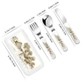 thumbnail image 2 of Cauagu Plowed Field With Horses Print 3-Pieces Toddler Cutlery Set , Kids Silverware Set with Spoons Forks & Knife Stainless Steel Utensils for Kids Dishwasher Safe, 2 of 8