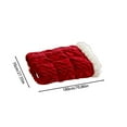 thumbnail image 2 of Thickened Couch Seat Cushion Replacement Sofa Cushion Sofa Cushion (27.5x70.8in) for Fall and Winter, Non-Slip Thick Warm Pad for Bench, Straight Sitting Cushion(Red), 2 of 5