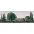 thumbnail image 3 of OToole, Tim 24x11 Black Modern Framed Museum Art Print Titled - Panoramic Treeline I, 3 of 5
