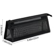 thumbnail image 4 of Under 1$ Pencil Case Transparent Mesh Double-Layer Exam Pen Pouch Japanese-Style 8.7x3.5x2in Black for Desk Supplies by Xuniizn, 4 of 8
