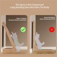 thumbnail image 3 of Cat Scratching Post, Wooden Sisal Removable Wear-Resistant Scratching Board for Kittens and Adult Cats, 3 of 5