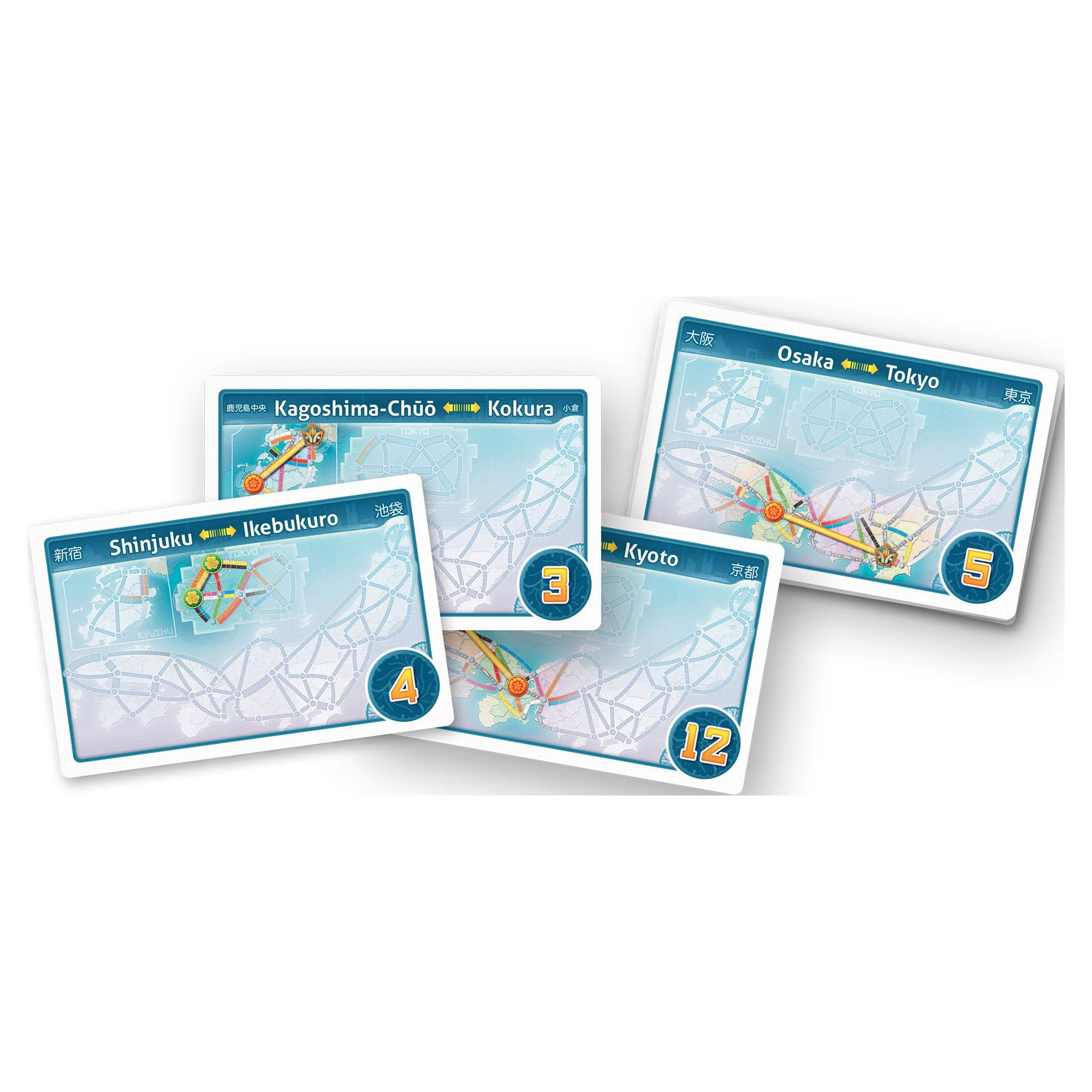 Ticket to Ride Strategy Board Game: Japan & Italy Map 7 Expansion for Ages 8+, from Asmodee