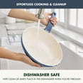 thumbnail image 5 of GreenPan Essence 17-Piece Ceramic Nonstick Cookware – Toxin-Free, Dishwasher & Oven Safe, Blue, 5 of 5