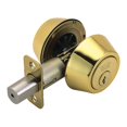 thumbnail image 1 of Pro Double Cylinder Deadbolt, Polished Brass, 1 of 1