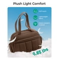 thumbnail image 3 of BAGSMART Travel Duffel Bag, Gym Bag for Women with Wet Pocket, Carry on Weekender Bags for Women, Water Resistant Workout Bag Sports Gym, Chocolate, 3 of 4