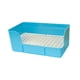 thumbnail image 3 of Jaula de arena de conejo mascota, caja de ropa de baño hojas de baño hojas de indias, bandeja para ir al baño, trenes de orinal de conejo para azul, 3 of 8