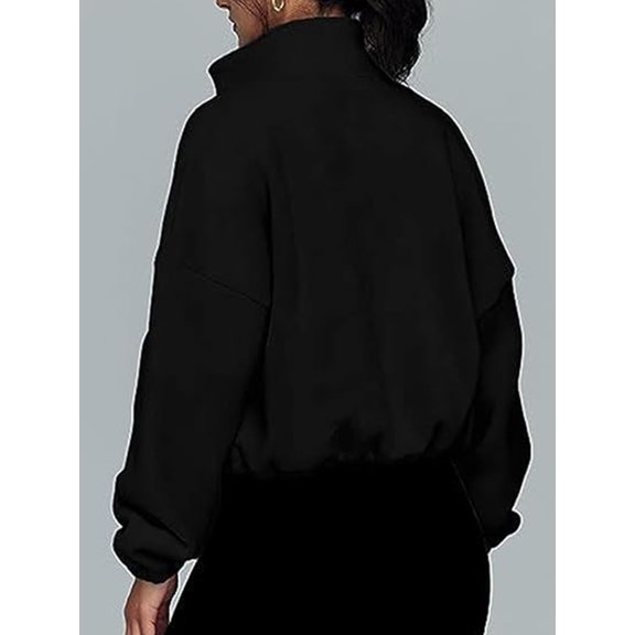 Womens Fleece Jackets Zip Up Oversized Cropped Sweatshirts Fall Winter Nurse Long Sleeve Cute Tops Hiking Athletic Gym Outfits College Fashion