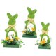 thumbnail image 2 of 3 piezas de madera de Pascua colgante de madera manualidades coronas de Pascua verde para bodas centros de mesa interiores al aire l, 2 of 9