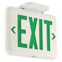 Exit Sign, White, 1 or 2 Face(s), LED, Universal Mount, Nickel-Metal Hydride