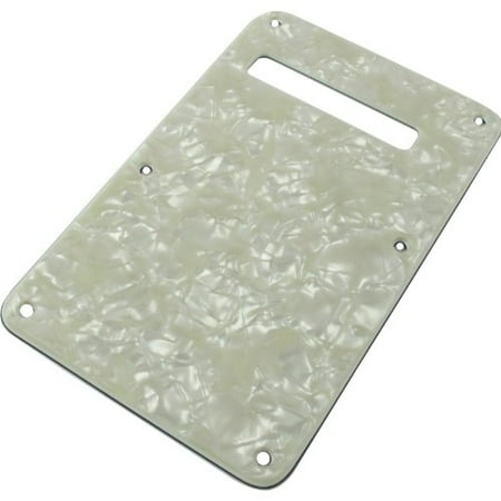 Pearloid Tremolo Cover - Tremolo spring cover, white pearloid By Fender