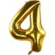 thumbnail image 2 of Globos de helio de 40 pulgadas, dorados, con números, jumbo, de aluminio y mylar. Ideales para fiestas de 40 cumpleaños o cualquier aniversario., 2 of 3