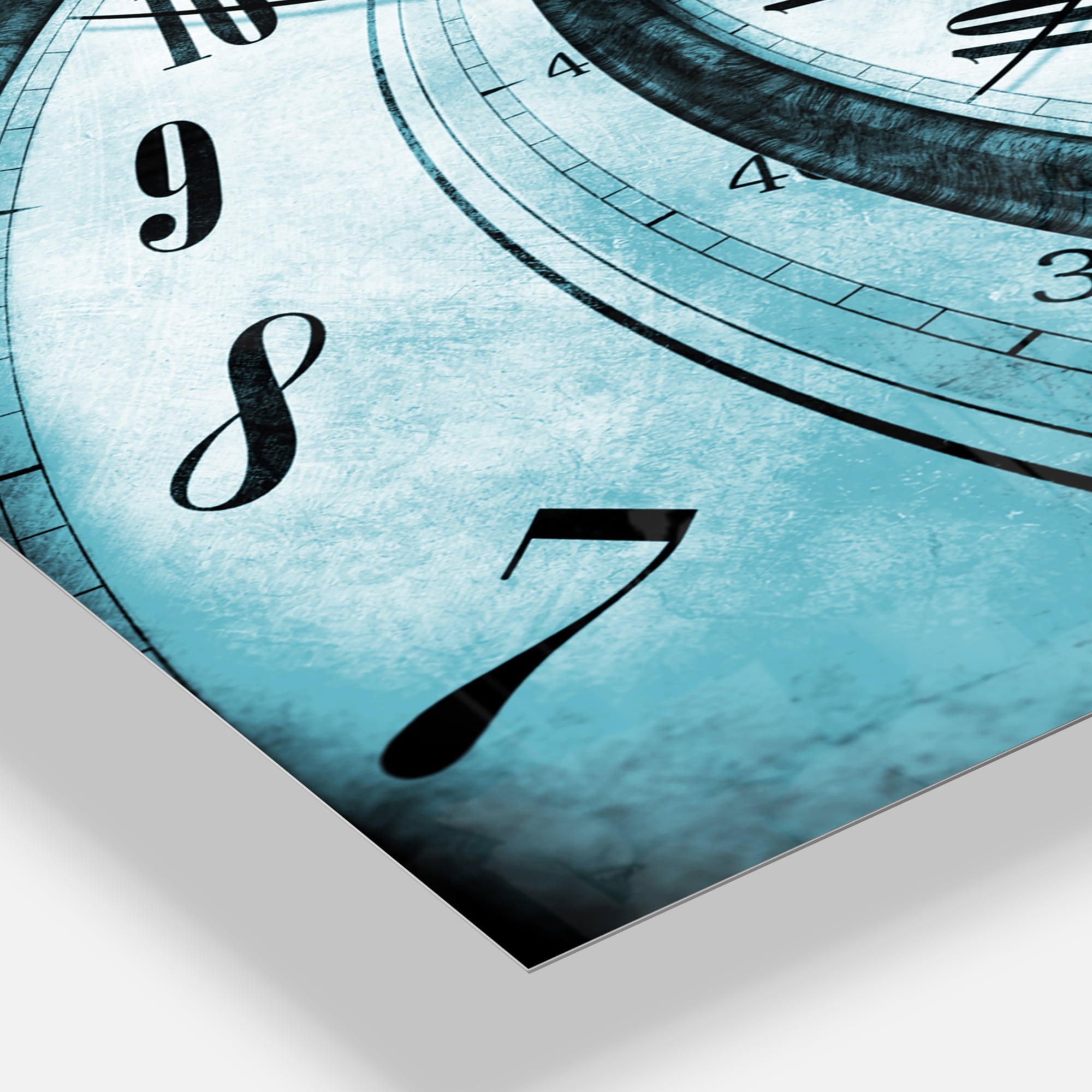 Designart 'Time Vortex Spiral' Modern wall clock