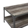 thumbnail image 5 of Manor Park Table basse d’angle en bois rustique à cornières, 5 of 5