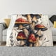 thumbnail image 1 of Fotbe Cute Forest Mushrooms Manta de Franela con Estampado, Manta Ultrasuave para Cama, Sofá, Auto, Hipoalergénica y Antibolitas-80"x60", 1 of 6