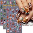 thumbnail image 1 of Calcomanías para Uñas GCSQW Navidad 3PCS con Relieve, 1 of 7