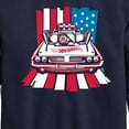 thumbnail image 3 of Hot Wheels - USA Stripes - Toddler And Youth Crewneck Fleece Sweatshirt, 3 of 5