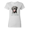 thumbnail image 1 of Wild Bobby, Pitbull to all Haters Funny, Animal Lover, Women Graphic Tee, White, 3X-Large, 1 of 4