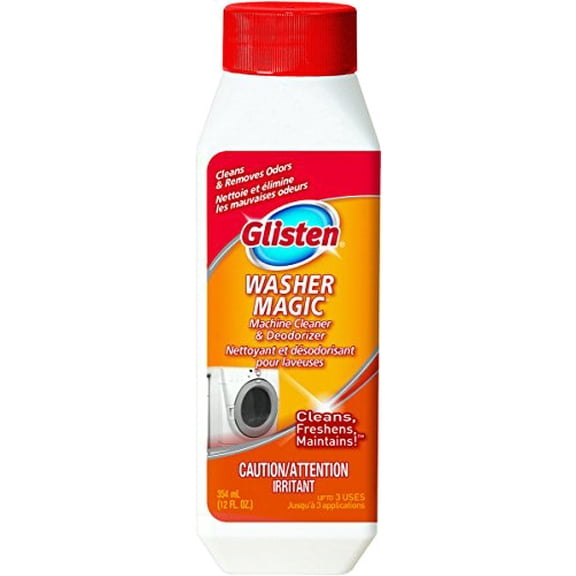 Glisten C-WM0612N Washer Magic Washing Machine Liquid Cleaner & Deodorizer, 12 Oz