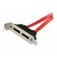 thumbnail image 4 of StarTech.com ESATAPLT2LP 1 ft. 2 Port Low Profile SATA to eSATA Plate Adapter, 4 of 5