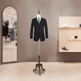 thumbnail image 3 of White Male Mannequin Torso Dress Form, Sewing Dress Model Mannequin, Mannequin Display with Tripod Stand, 59"~71" Height Adjustable, for Clothing Retail Sewing Shop, NO Arms, 3 of 18
