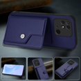 thumbnail image 3 of FOXDOCK Case for Xiaomi Redmi 10C RFID-Blocking Card Holder - Stylish Button Closure Design, 3 of 4