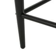 thumbnail image 6 of Noble House Boise Fabric Upholstered Counter Stools, Gold Arm, Black Metal Frame, Modern Design, Beige, Set of 2, 6 of 8
