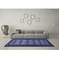 thumbnail image 3 of Ahgly Company Indoor Rectangle Persian Blue Traditional Area Rugs, 3' x 5', 3 of 4
