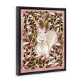 thumbnail image 3 of Stupell Industries Eclectic Squirrel & Winter Holly Black Floating Frame Canvas Art, 17 x 21, by Renee Thompson, 3 of 8