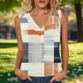thumbnail image 3 of Perfectbot Women's Summer Sleeveless Blouse - Floral Print V-Neck Tank Top, Business Casual Wear, 3 of 6