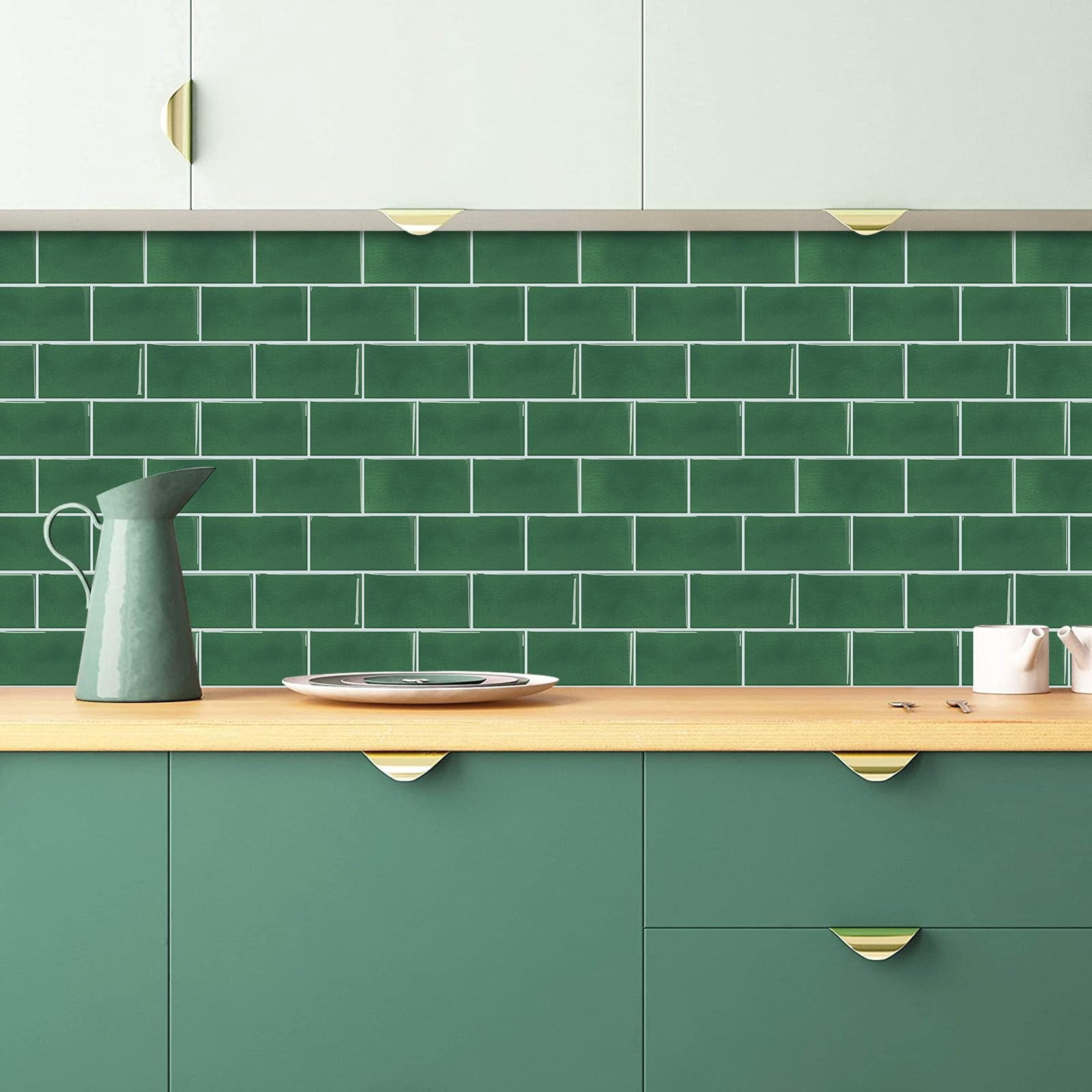 10-sheet Peel And Stick Subway Tile  On Tiles Backsplash For Kitchen & Bathroom(thicker Design)