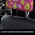 thumbnail image 6 of 2 PCS Car Headrest Cover, Cute Avocado Happy Soft Car Seat Head Rest Cover Protector Interior Car Accessories Seat Covers for Cars Truck Auto Only Covers, 6 of 8