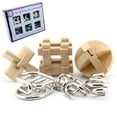 thumbnail image 1 of Dalazy Casse-Tête en Bois avec Serrure, Jeu de Réflexion, Kit de Déverrouillage, 1 of 9