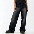 thumbnail image 6 of CIAKGIAF Pants for Men Plus Size Comfortable Loose with Pockets Sporty Straight Jeans Black XXXL, 6 of 8