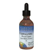 Planetary Formulas Planetary Herbals Ashwagandha Liquid Herbal Extract, 2 oz