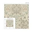 thumbnail image 7 of NextWall Lunar Rock & Clay Victorian Garden Peel and Stick Wallpaper, 7 of 7