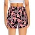 thumbnail image 4 of Goofa Lilies Flowers Printed Women 2 in 1 Running Shorts,Quick Dry Athletic Workout Shorts,High Waisted Athletic Shorts with Liner Pockets-Small, 4 of 9