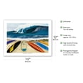 thumbnail image 2 of Wait Your Turn - Big Wave Surfer - Surfboard Art - From an Original Color Painting by Scott Westmoreland - Bamboo Fine Art 290gsm Paper (Unframed) 12x16in, 2 of 4