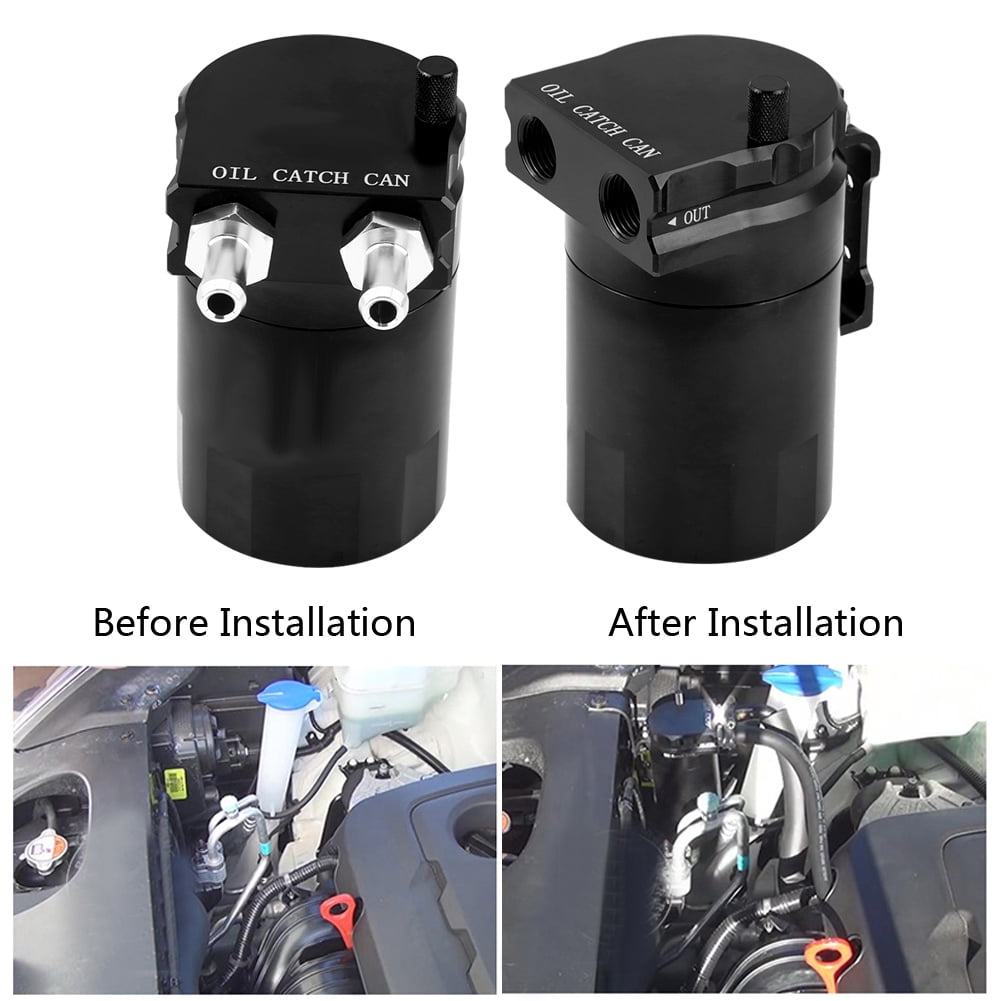 Oil Reservoir, Universal Aluminum Car Engine Oil Reservoir Catch Can